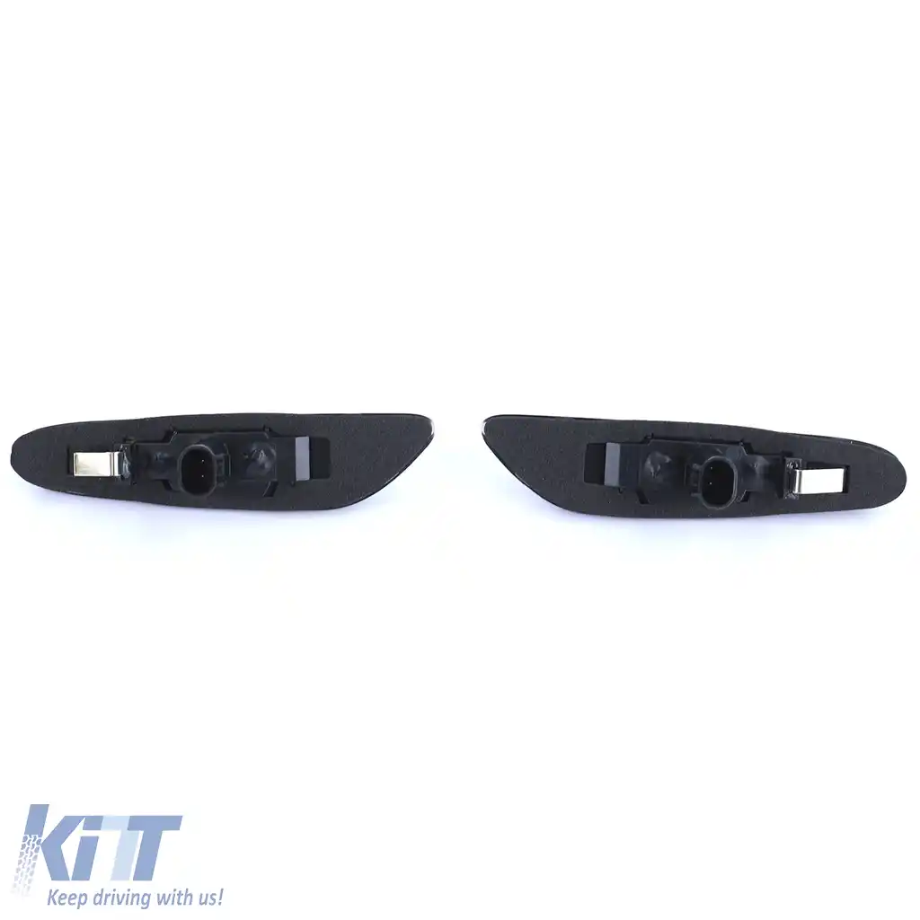 Indicatori laterali LED fumurii negri potriviți pentru BMW Seria 3 E46 01-05 E90 E91 E92 E93-image-6210097