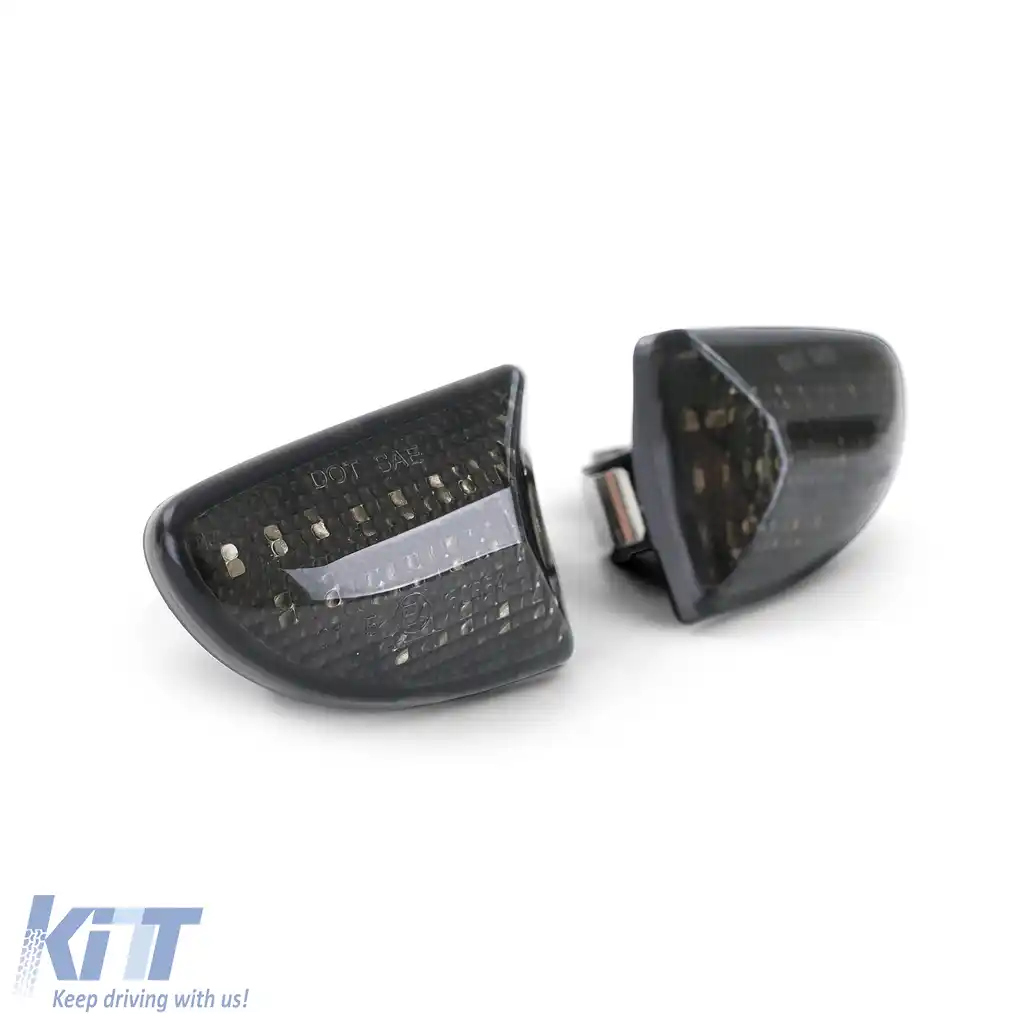 Indicatori laterali LED negri potriviți pentru Smart Fortwo Cabrio Coupe 451 07-15-image-6204463