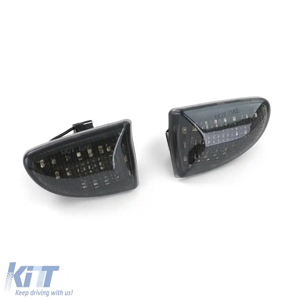 Indicatori laterali LED negri potriviți pentru Smart Fortwo Cabrio Coupe 451 07-15-image-6204464