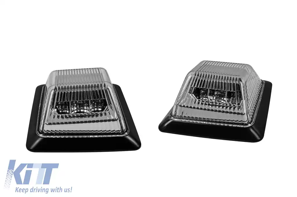 Indicatori laterali LED potriviți pentru Mercedes G-Class W463 cu design W464 și bază cromată-image-6148020