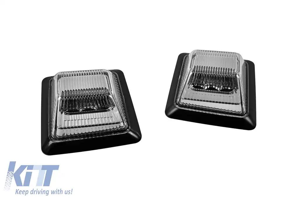 Indicatori laterali LED potriviți pentru Mercedes G-Class W463 cu design W464 și bază cromată-image-6148021
