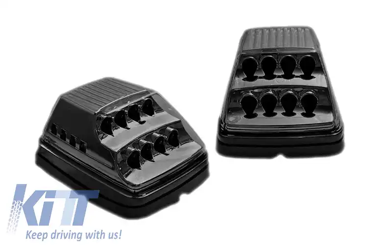Indicatori laterali LED potriviți pentru Mercedes G-Class W463 1990-2012 cu bază fumurie