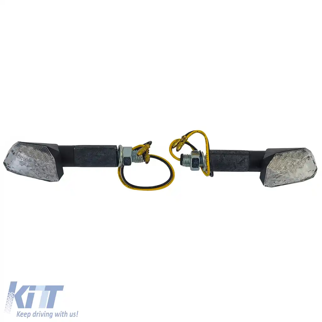 Indicatori LED Mini pentru motociclete Indicatori Mini personalizați Sticlă clară cu E-Mark 40mm