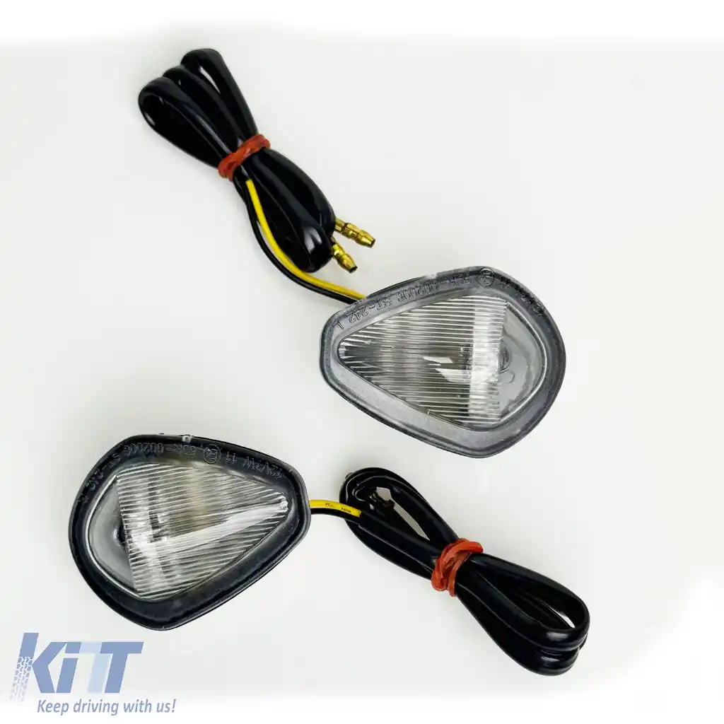 Indicatori LED montati pe suprafață cu sticlă clară pentru motocicletă, potriviți pentru Honda CBF125 125R 250R, cu marcaj E