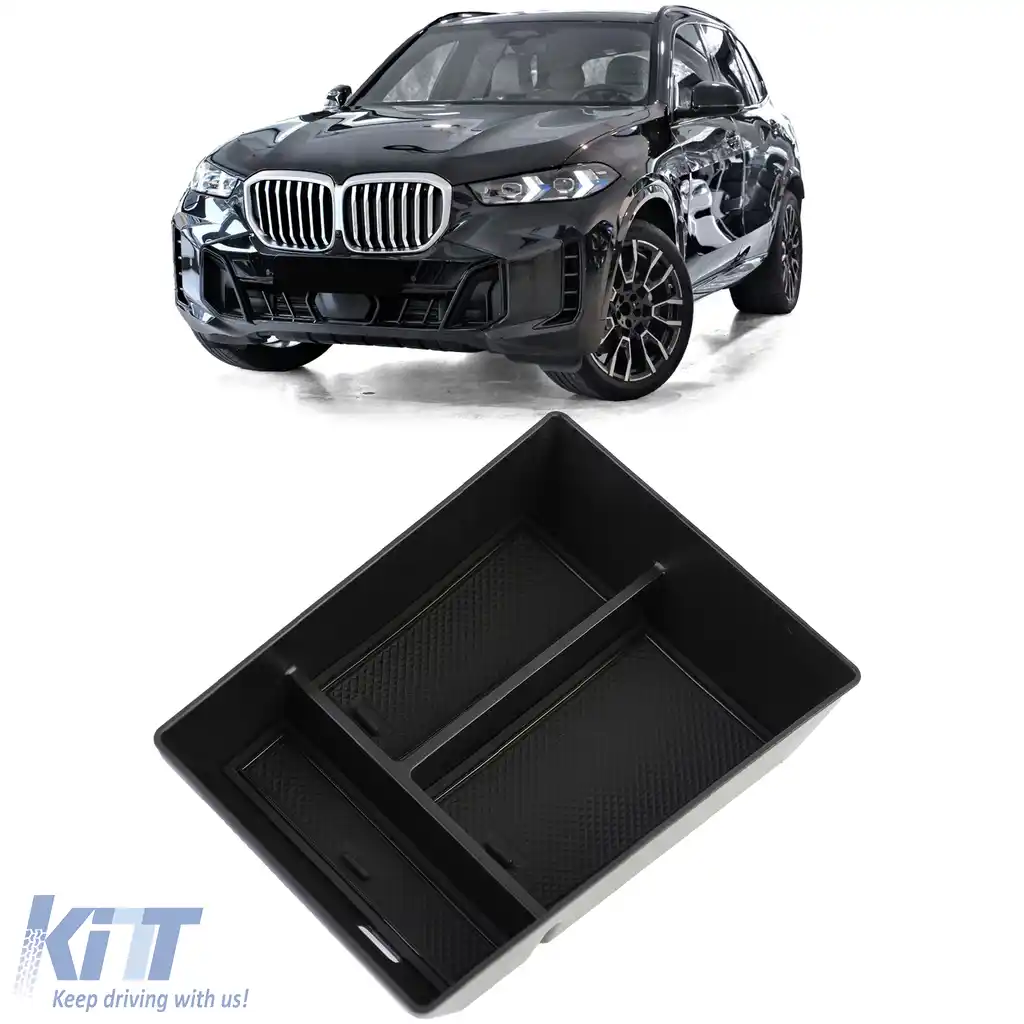 Insert de compartiment de stocare în cotiera centrală potrivit pentru BMW X5 G05 X6 G06 X7 G07