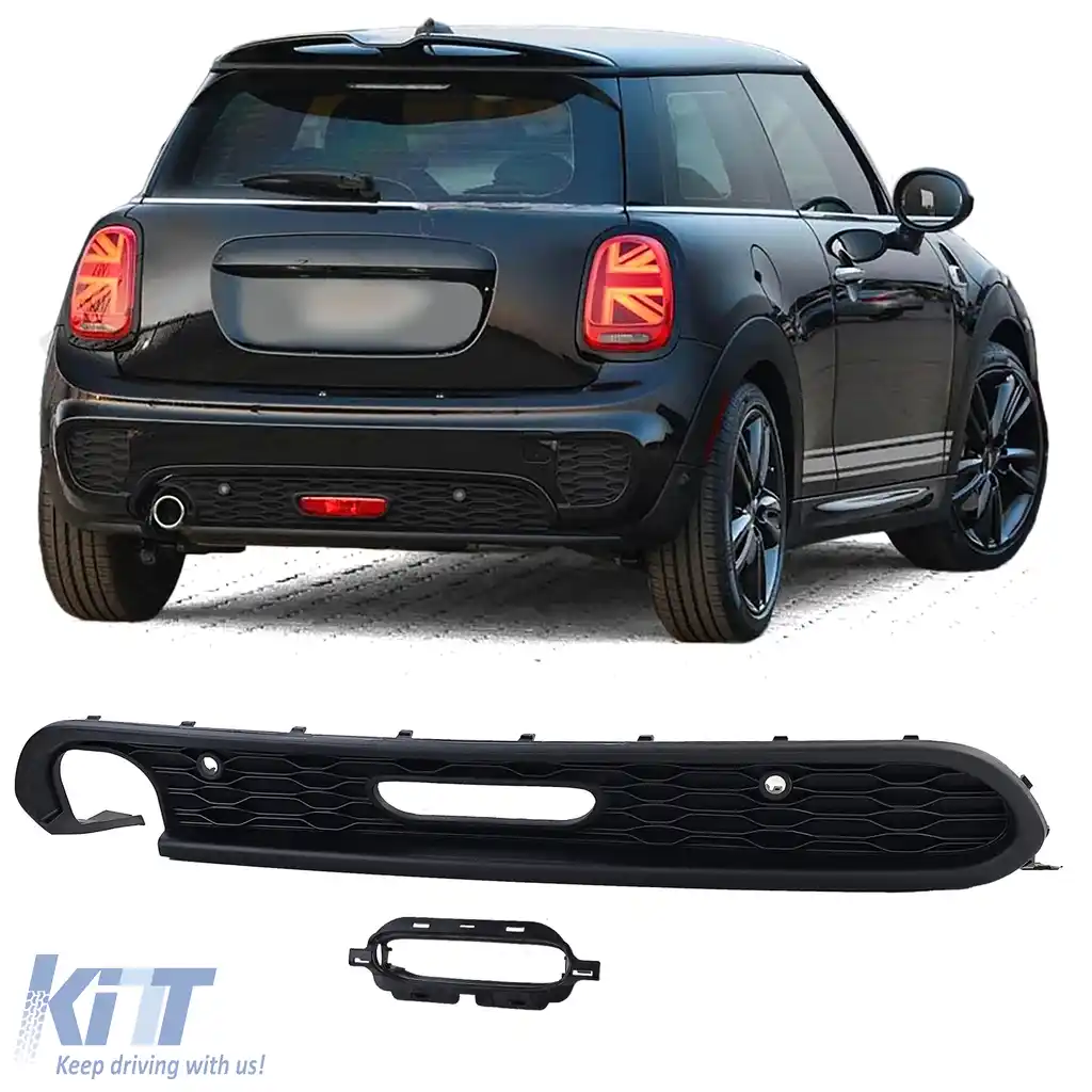 Insert de difuzor spate potrivit pentru bara JCW pentru Mini Cooper One D F55 F56 F57 14-20