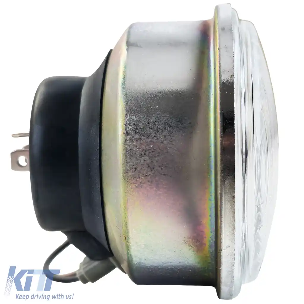 Insert de far H4 cu nervuri de 10cm E-aprobat 12V universal pentru motocicletă-image-6259126