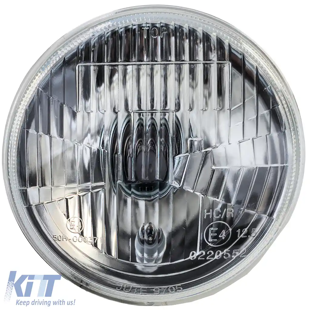 Insert de far H4 cu nervuri de 13.5cm 