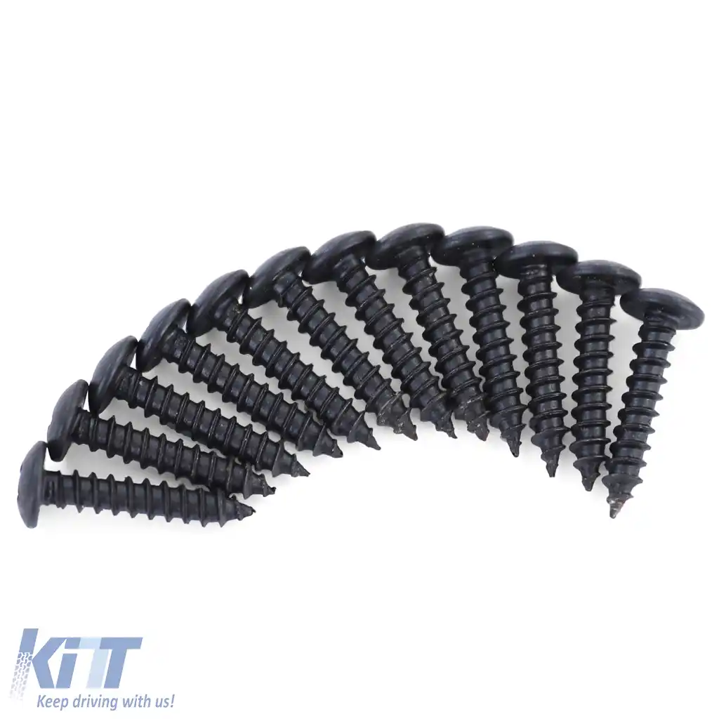 Insert difuzor spate splitter negru lucios potrivit pentru VW Golf 7 GTI Sedan 13-20-image-6202834