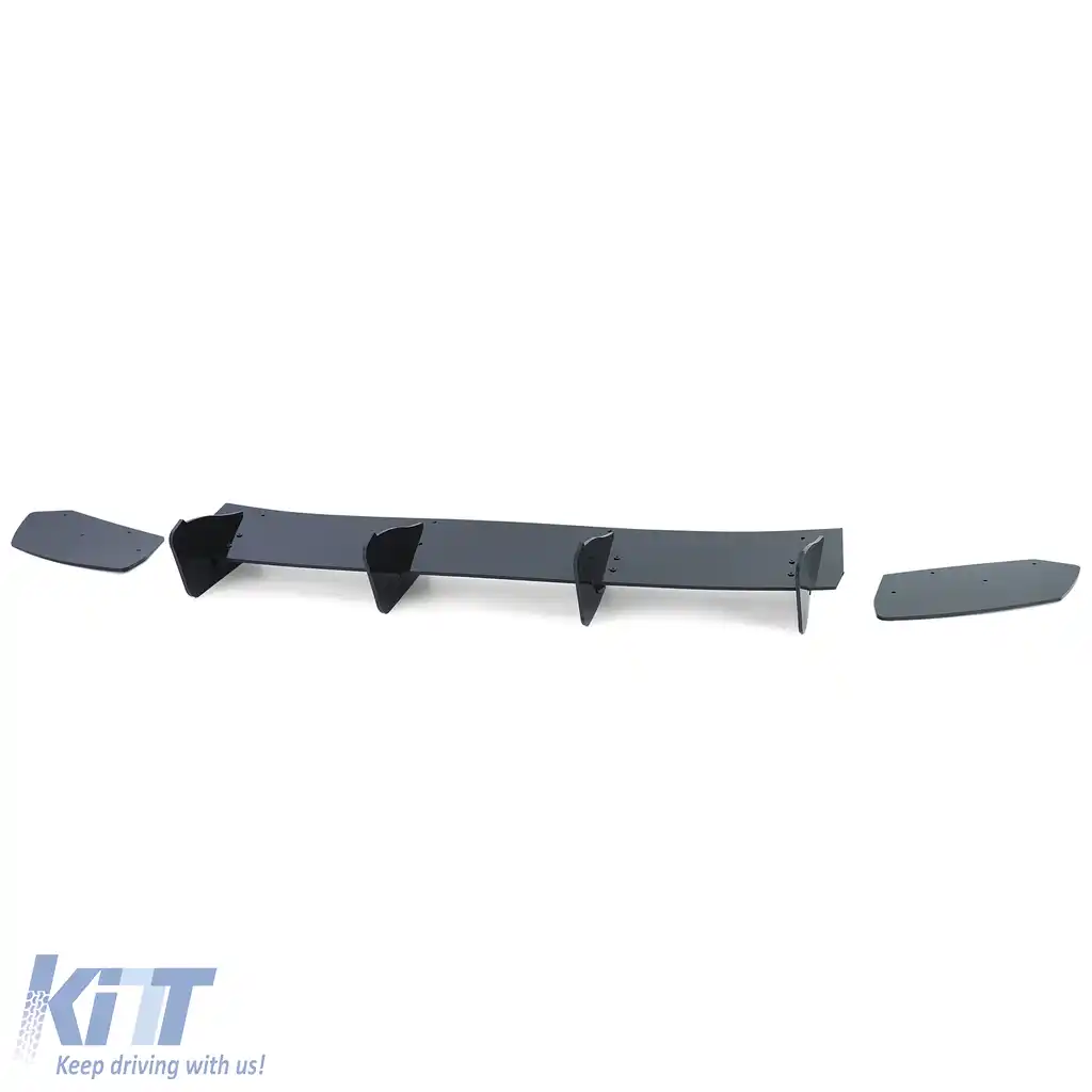Insert difuzor spate sport cu splitter negru lucios, potrivit pentru Seat Leon 3 5F Cupra 12-16-image-6197021