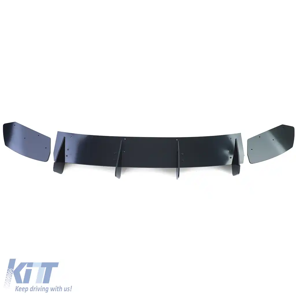 Insert difuzor spate sport cu splitter negru lucios, potrivit pentru Seat Leon 3 5F Cupra 12-16-image-6197023