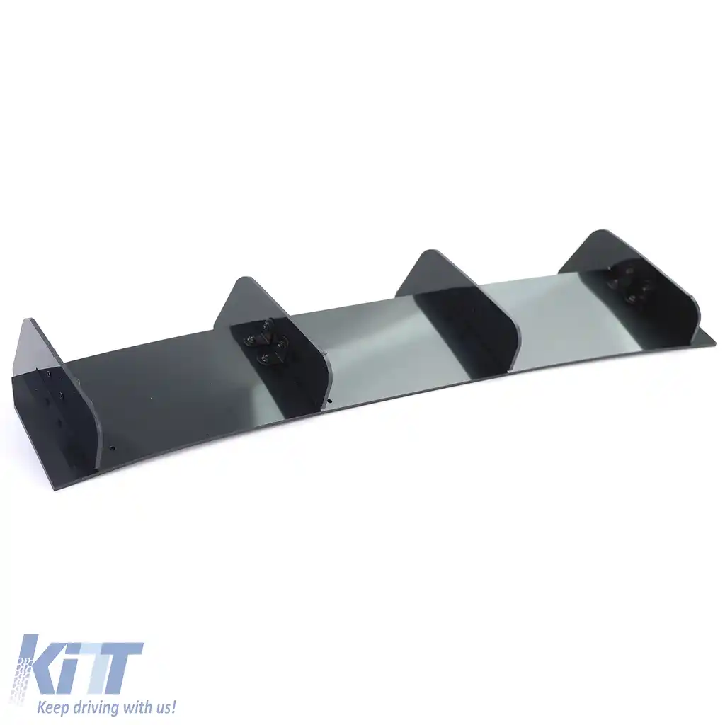 Insert difuzor spate sport cu splitter negru lucios, potrivit pentru Seat Leon 3 5F Cupra 12-16-image-6197027