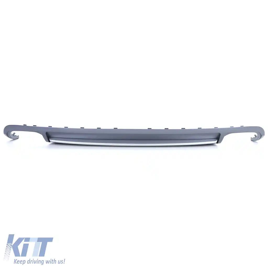 Insert difuzor spate sport pentru bara de protecție Audi A4 B8 Sedan Avant 07-11-image-6257530