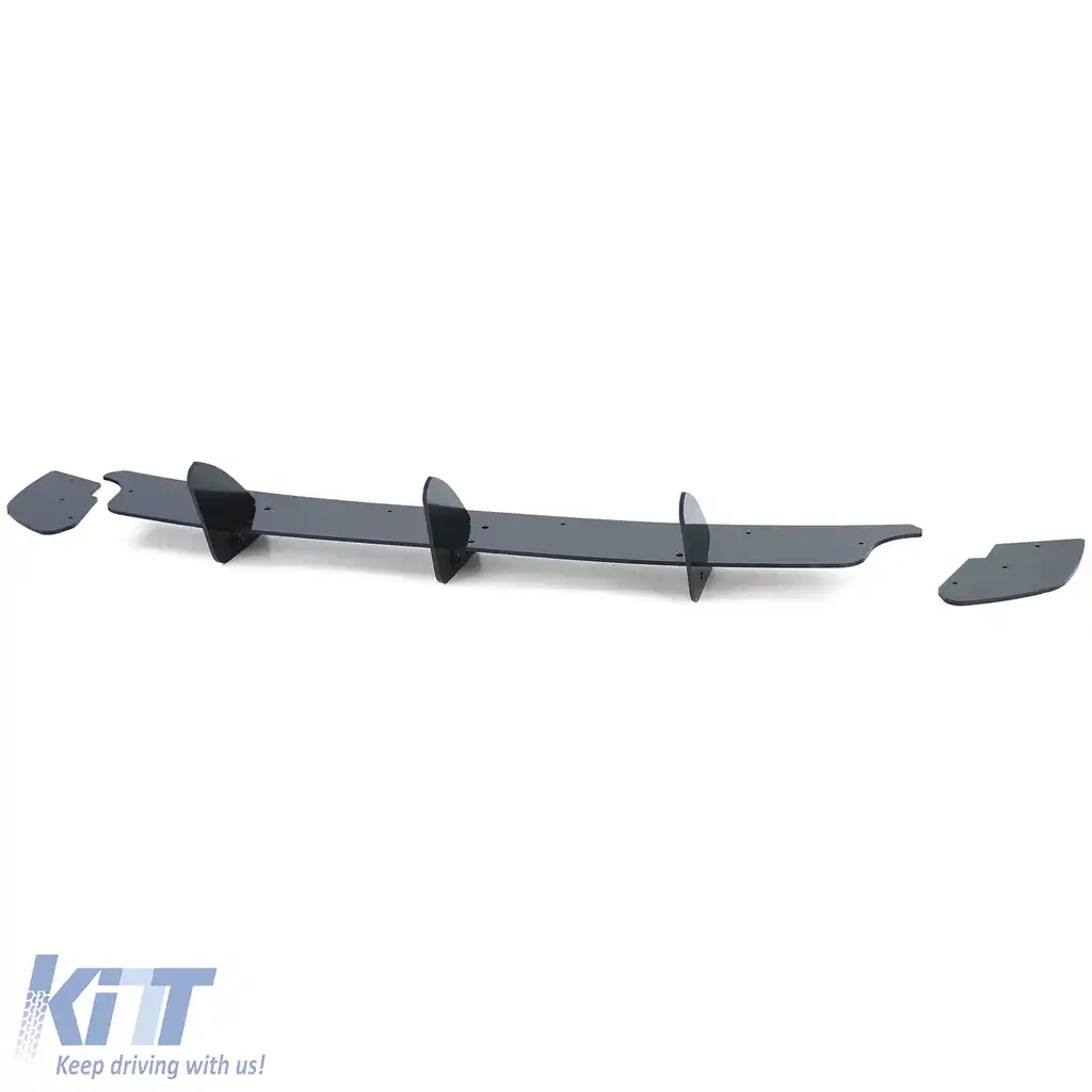 Insert difuzor spate sport, splitter, negru lucios, potrivit pentru VW Golf 6 GTI 08-13-image-6206458