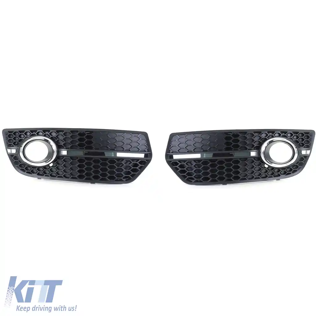 Inserts grilaj fagure pentru bara de protecție, potrivite pentru Audi Q5 8R 09-12 cu S-Line-image-6197037