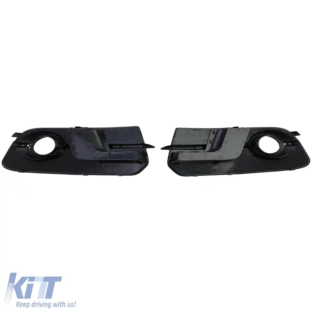 Inserts grilaj fagure pentru bara de protecție negru lucios, potrivit pentru Audi Q5 8R 12-16-image-6203761