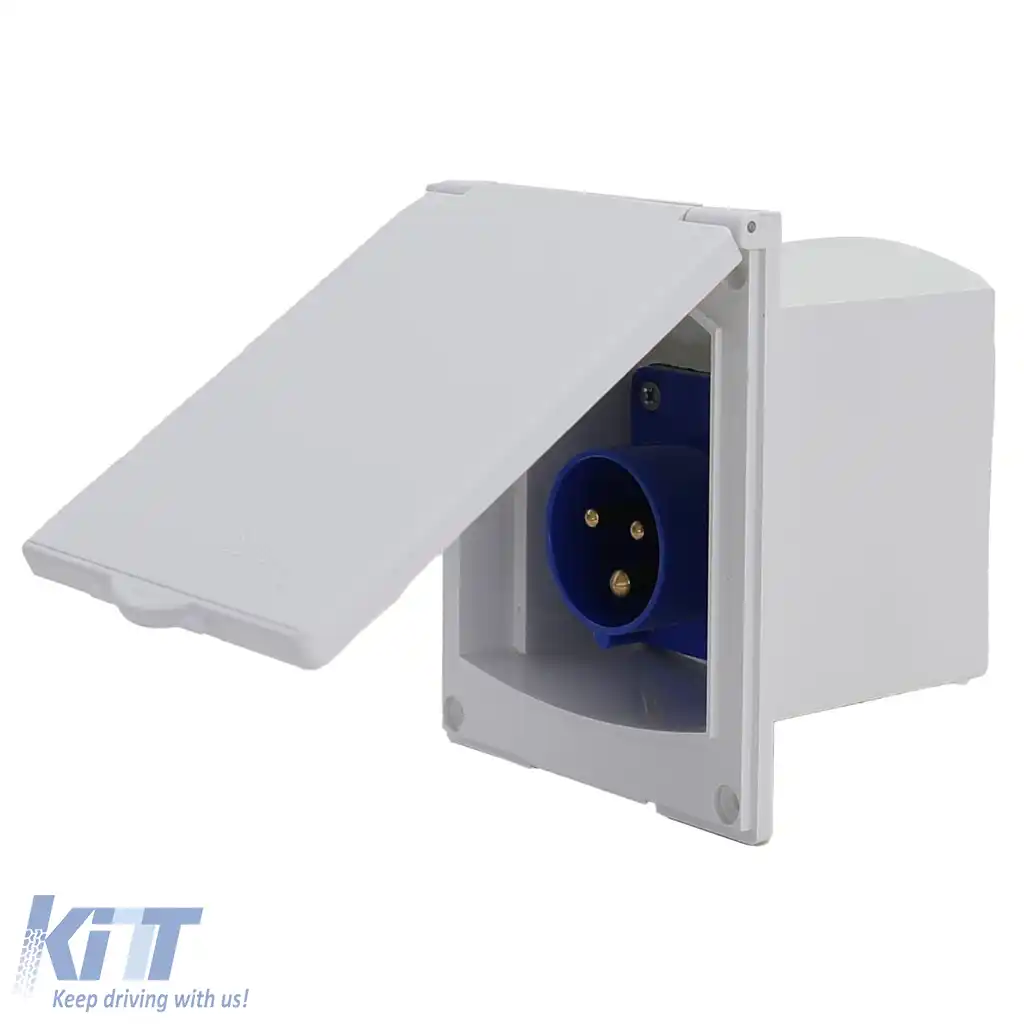 Instalare motorhome caravan CEE 16A 230V priză de intrare caravană IP44-image-6203211