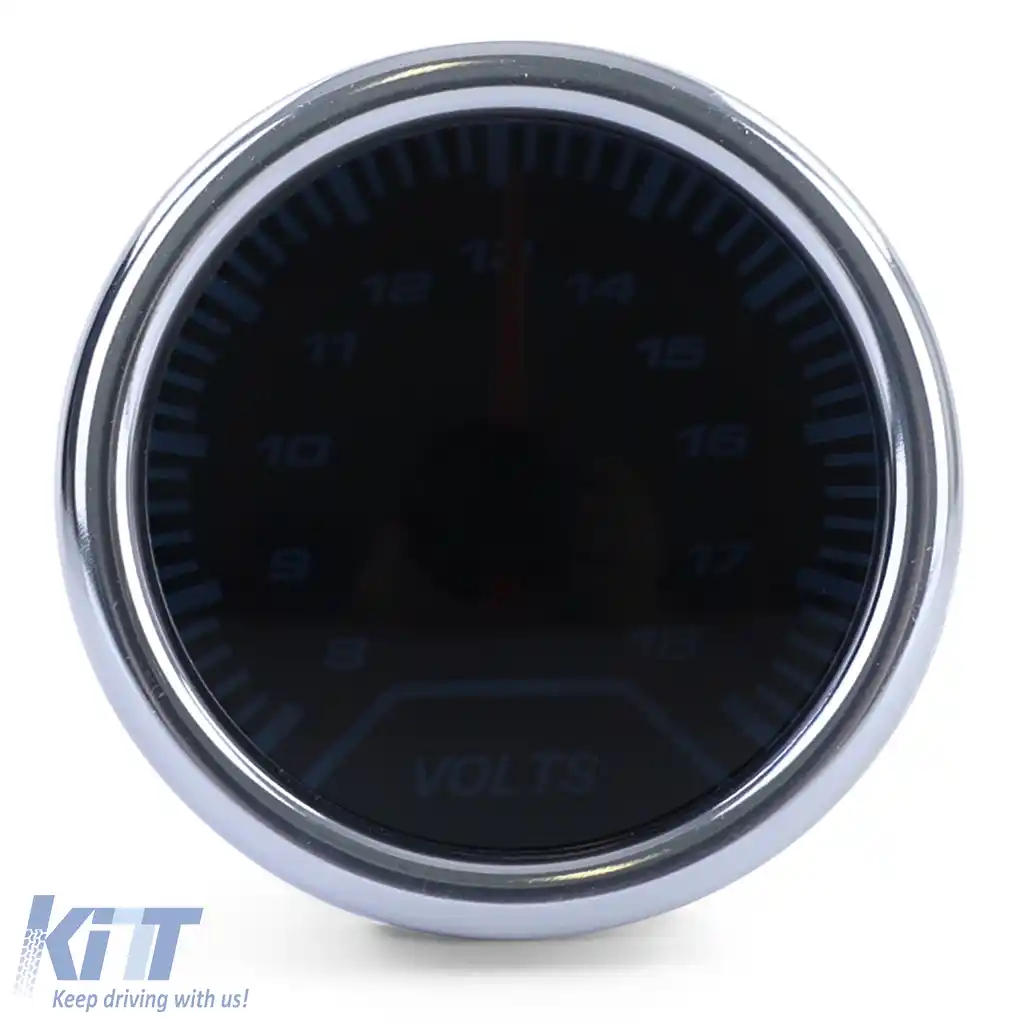 Instrument de instalare auxiliar pentru voltmetru universal 52mm Black Magic iluminat-image-6190932