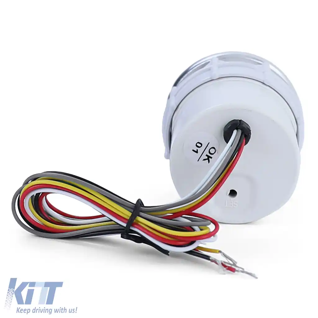 Instrument de instalare auxiliar pentru voltmetru universal 52mm Black Magic iluminat-image-6190937