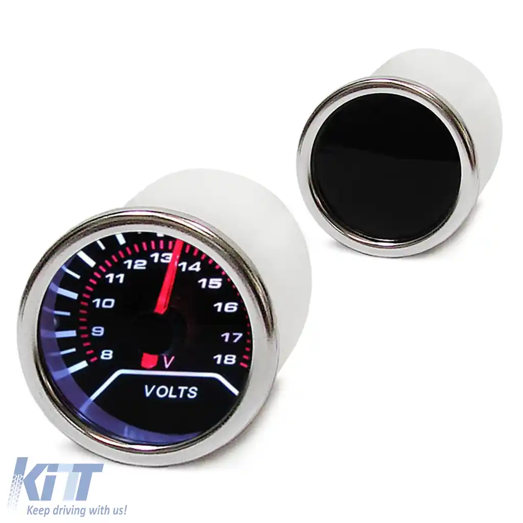 Instrument de instalare auxiliar pentru voltmetru universal 52mm Black Magic iluminat-image-6190938