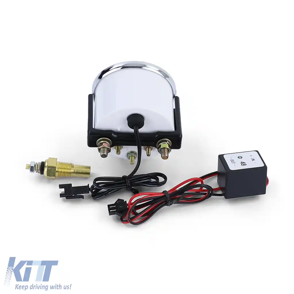 Instrument suplimentar pentru temperatura apei cu suport iluminat albastru plasma-image-6190361