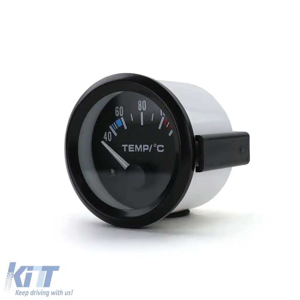 Instrument suplimentar pentru temperatura apei lichidului de răcire cu suport youngtimer retro-image-6201215