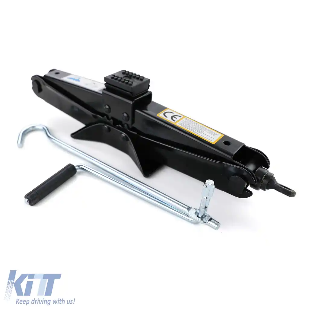 Jack auto cu cric tip foarfeca, asistență rutieră, capacitate de până la 2T, negru, 115MM-400MM-image-6202120