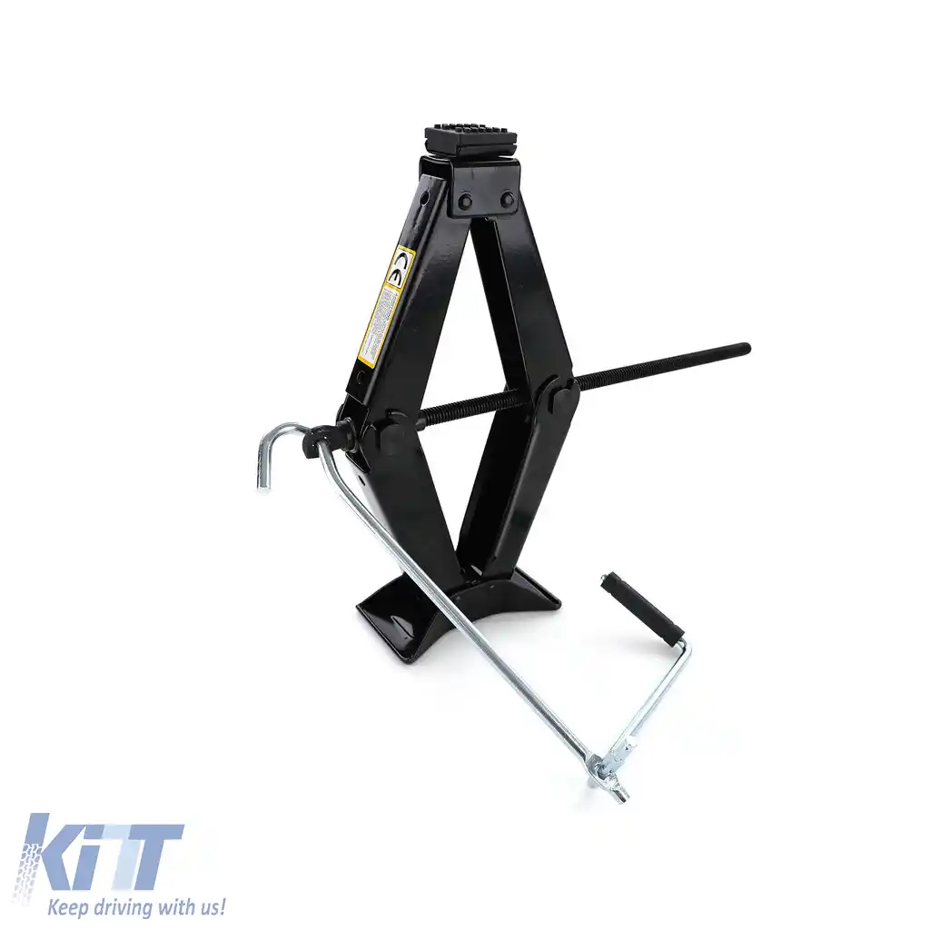 Jack auto cu cric tip foarfeca, asistență rutieră, capacitate de până la 2T, negru, 115MM-400MM-image-6202123