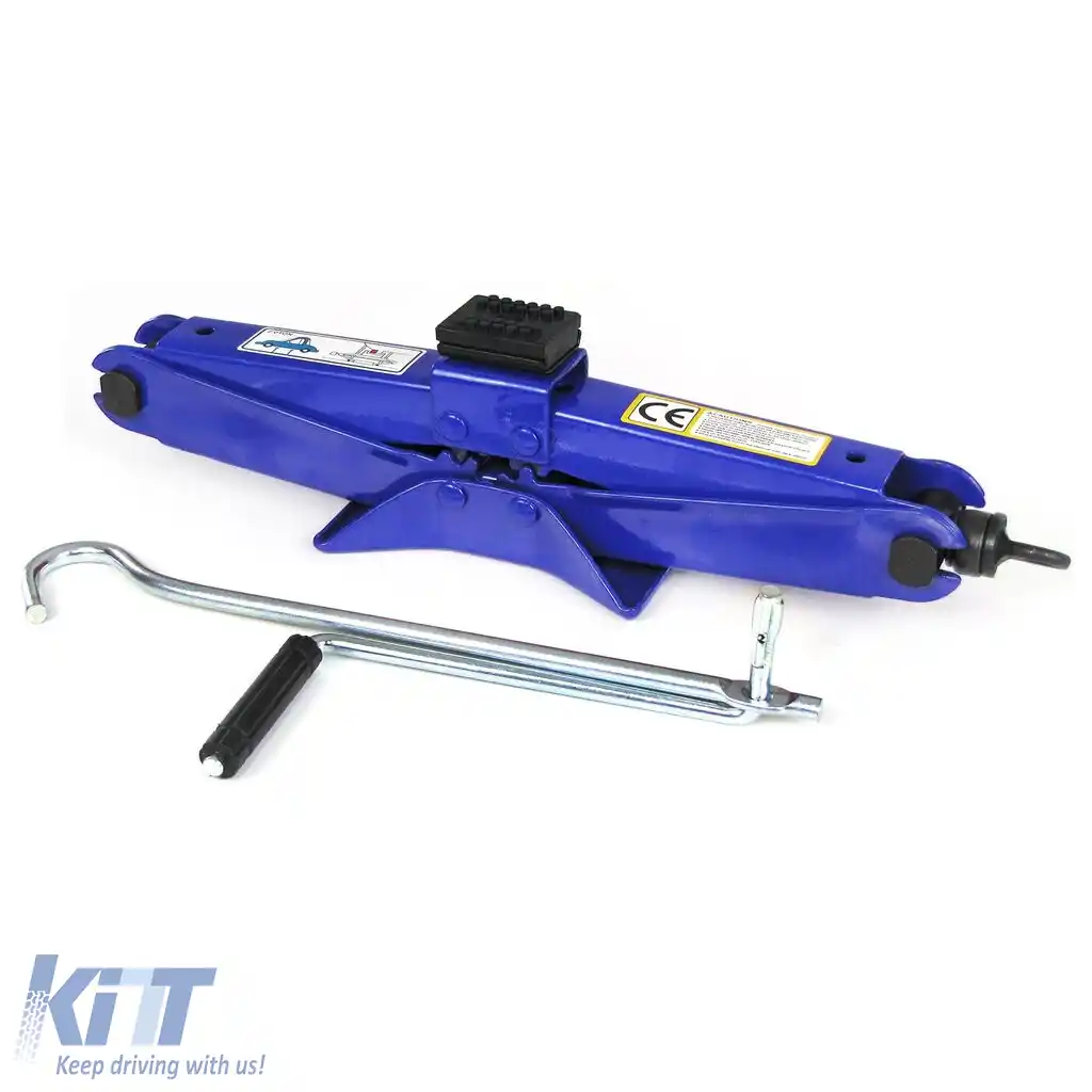Jack auto tip foarfecă Car Bus Auto, ridică până la 2000kg / 2T, albastru, 11.5cm-40cm-image-6197386