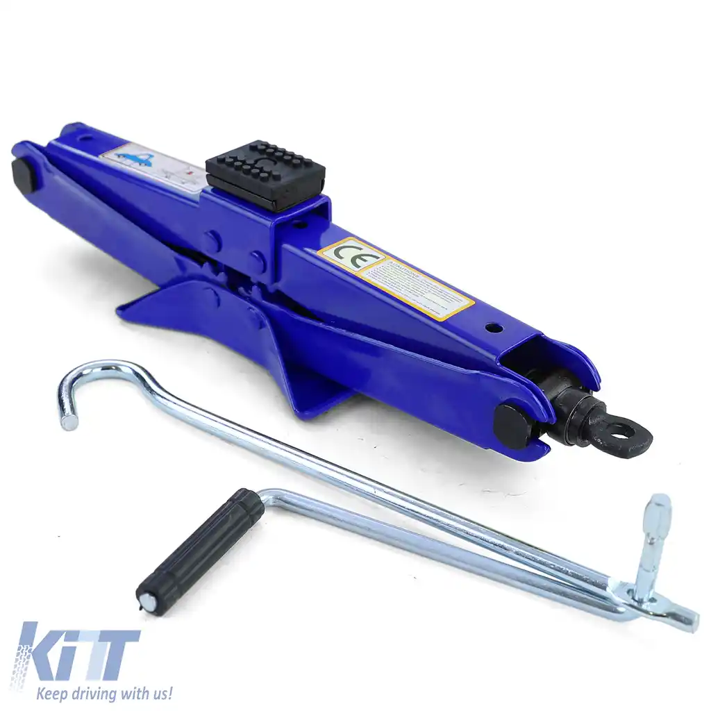 Jack auto tip foarfecă Car Bus Auto, ridică până la 2000kg / 2T, albastru, 11.5cm-40cm-image-6197389
