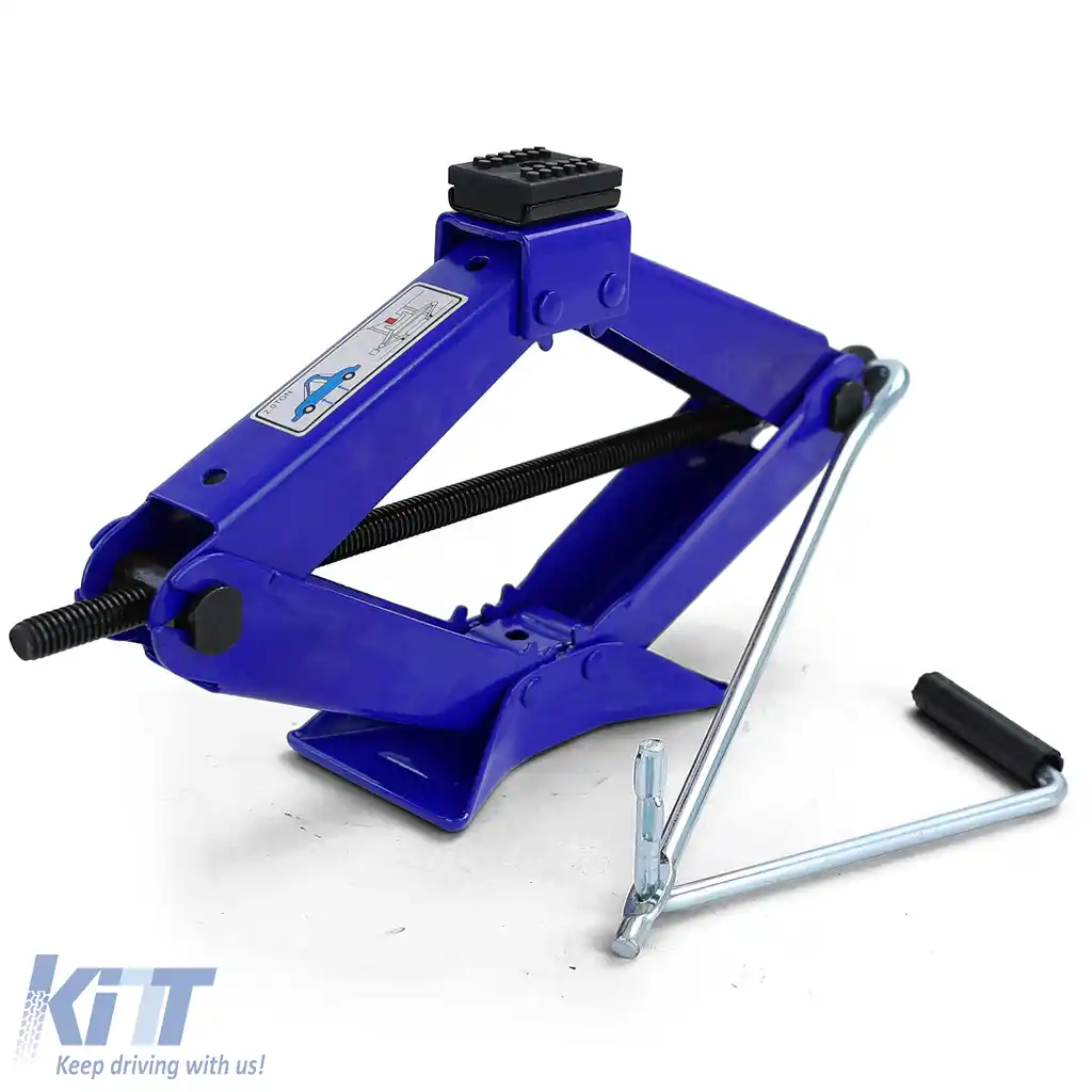 Jack auto tip foarfecă Car Bus Auto, ridică până la 2000kg / 2T, albastru, 11.5cm-40cm-image-6197391