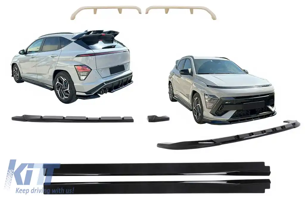Kit Aero Extensii compatibil cu Hyundai Kona N-Line Mk2 (2023-)