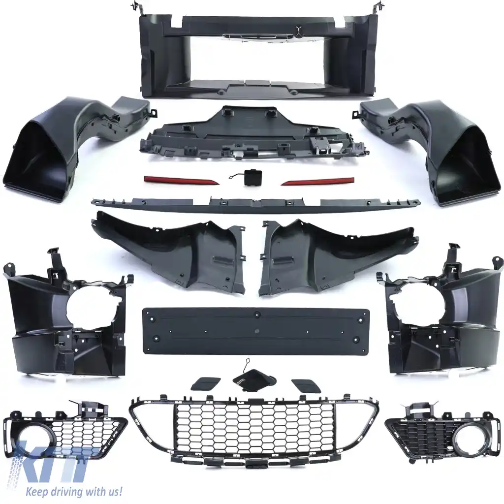 Kit caroserie bara fata bara spate fuste laterale pentru BMW Seria 3 F30 sedan 2011-2015-image-6329630