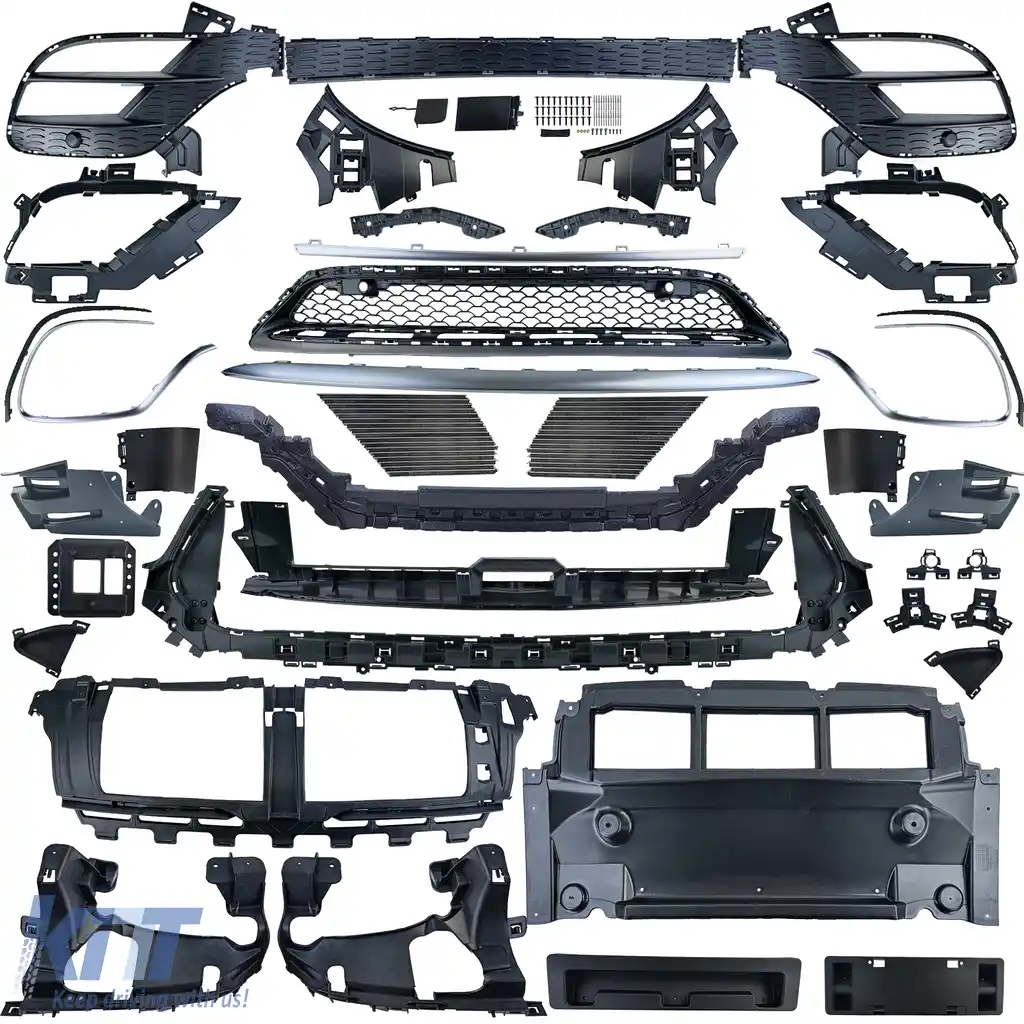 Kit caroserie difuzor spate grilă radiator potrivit pentru Mercedes GLE V167 A Design-Line-image-6207082