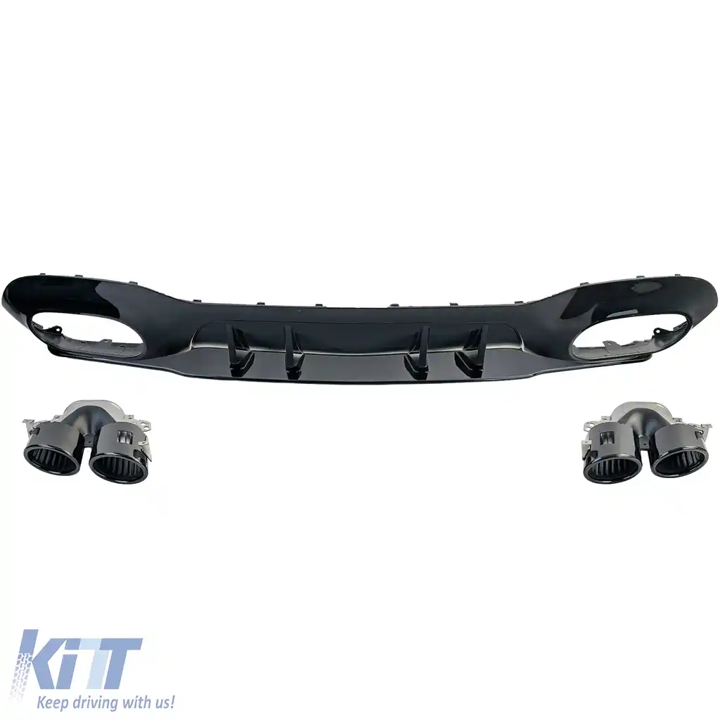 Kit caroserie difuzor spate grilă radiator potrivit pentru Mercedes W177 cu Design-Line A-image-6211061