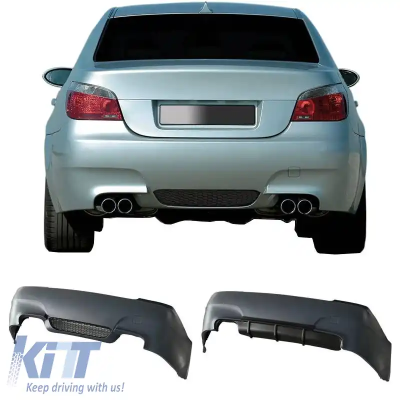 Kit caroserie potrivit pentru BMW 5 E60 03-10 M5 Look fără faruri de ceață-image-6324984
