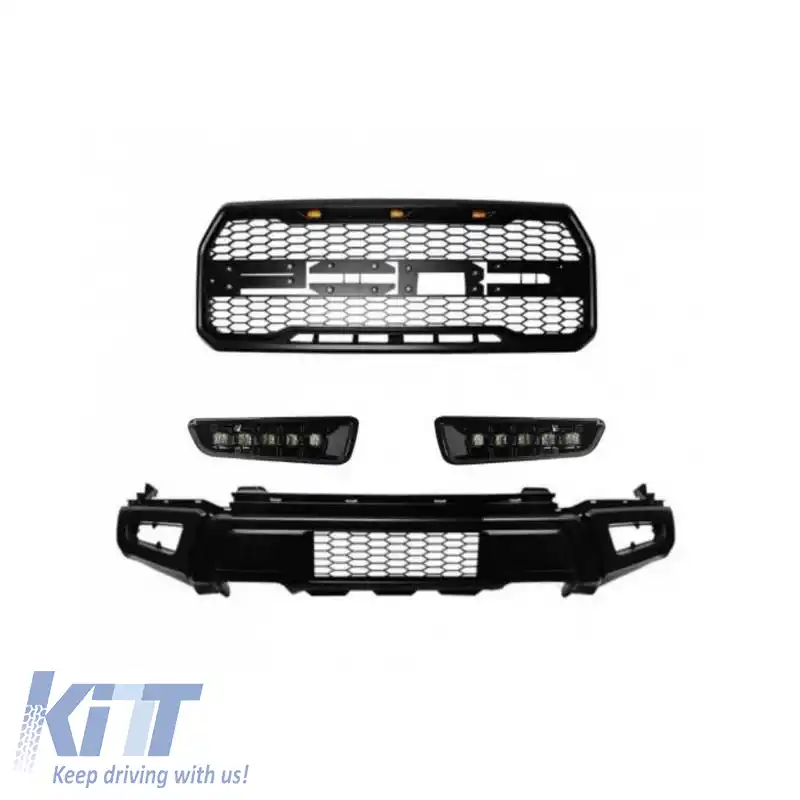 Kit caroserie potrivit pentru Ford Ranger (T6/T7/T8) 2012-2022 Upgrade la F150 Facelift-image-6315765