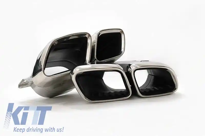 Kit caroserie potrivit pentru Mercedes-Benz GLC Coupe Facelift C253 Sport Line (2020+) aspect GLC63Amg cu bare de protecție, grilă, țevi de evacuare, aripi extinse-image-6316268