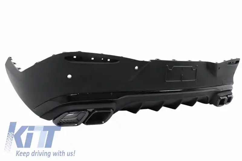 Kit caroserie potrivit pentru Mercedes-Benz GLC Coupe C254 Sport Line (2022+) GLC63Amg Look Pachet Nocturn cu bara de protecție, grilă, ieșiri de evacuare-image-6319123