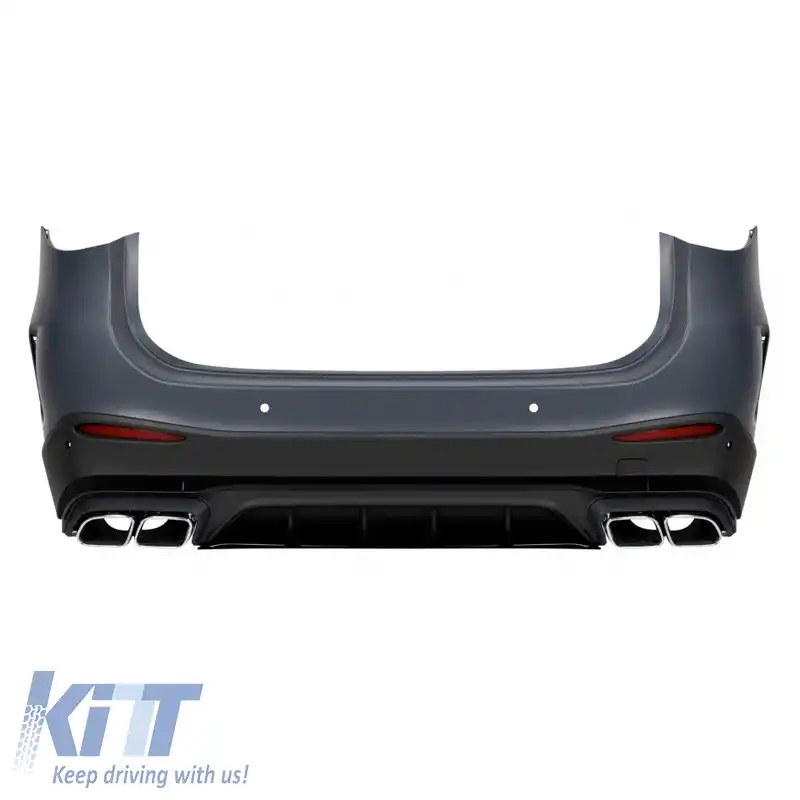Kit caroserie potrivit pentru Mercedes-Benz GLC SUV X254 (2022+) Aspect GLC63Amg Pachet Nocturn cu bara de protecție, grilă, țevi de evacuare-image-6324420