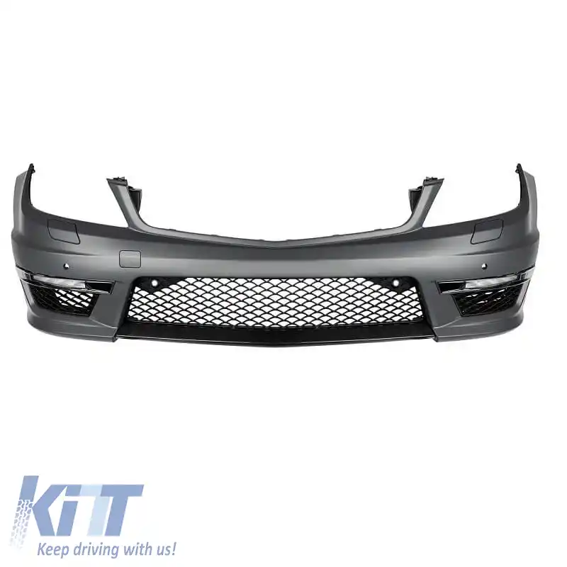 Kit caroserie potrivit pentru Mercedes-Benz C-Class W204 07-14 C63 Facelift Aspect A cu DRL-image-6323918