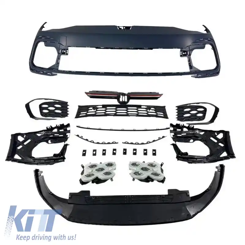 Kit caroserie potrivit pentru VW Golf VIII (8) 2019-2023 Look GTI-image-6318633
