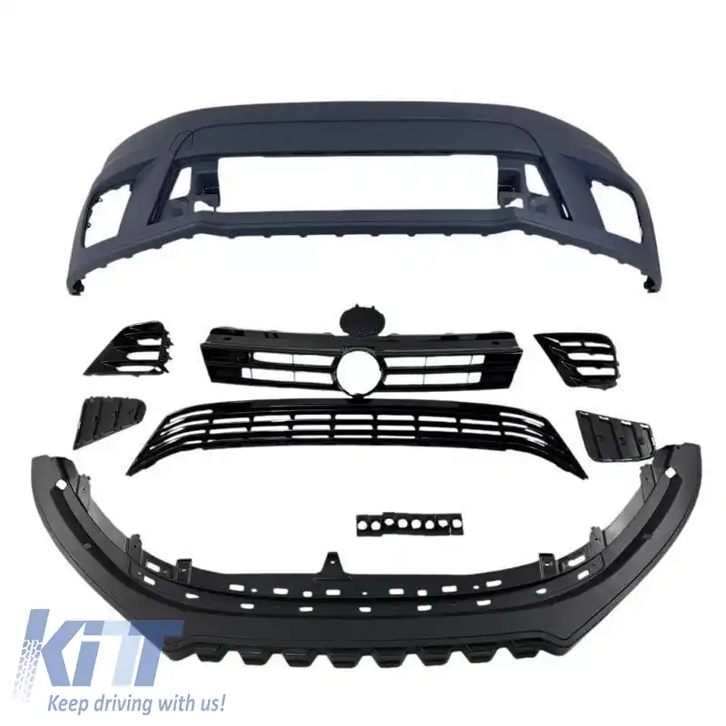 Kit caroserie potrivit pentru VW Polo 6R (2009-2017) Look WRC cu DRL cu LED-image-6324385