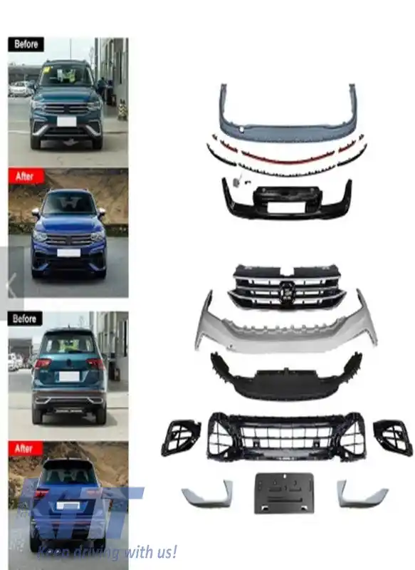 Kit caroserie potrivit pentru VW Tiguan mk2 Facelift 2020+ R-Look-image-6315455
