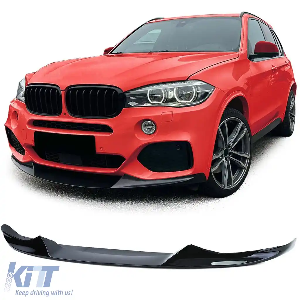 Kit caroserie spoiler de performanță față spate negru lucios potrivit pentru BMW X5 F15 13-18-image-6257227