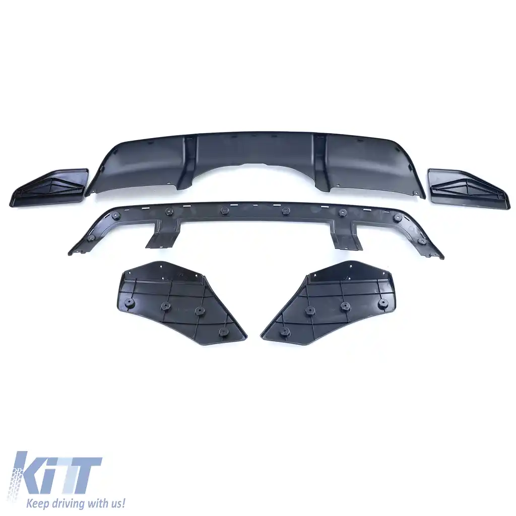 Kit caroserie spoiler de performanță față spate negru lucios potrivit pentru BMW X5 F15 13-18-image-6257234