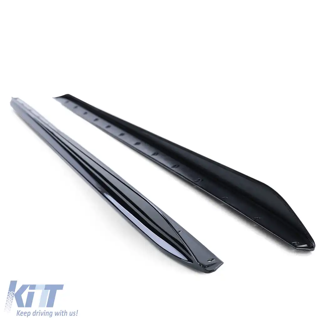 Kit caroserie spoiler spate fata fuste laterale negru lucios, potrivit pentru BMW Seria 3 G20 2019-2022-image-6205194