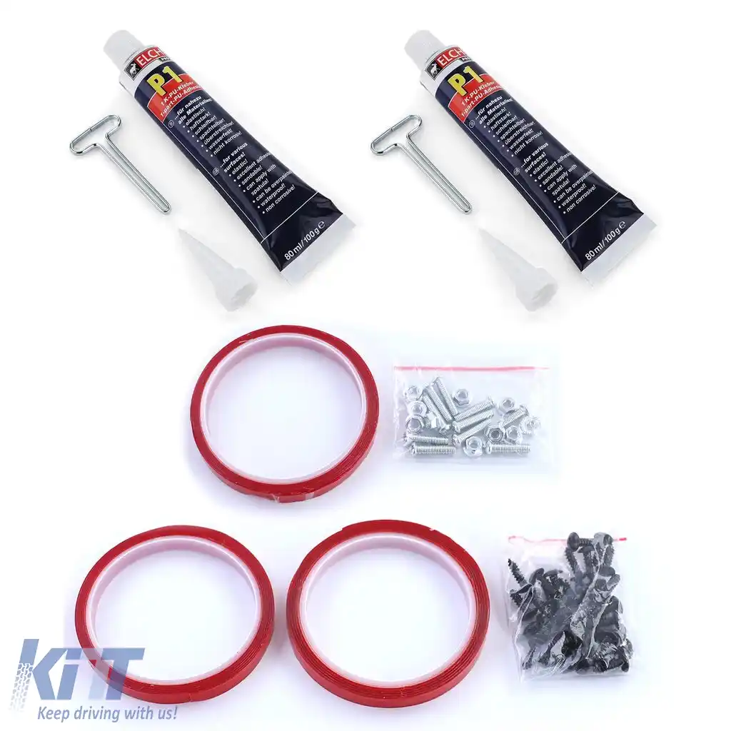 Kit caroserie spoiler spate fata fuste laterale negru lucios, potrivit pentru BMW Seria 3 G20 2019-2022-image-6205197