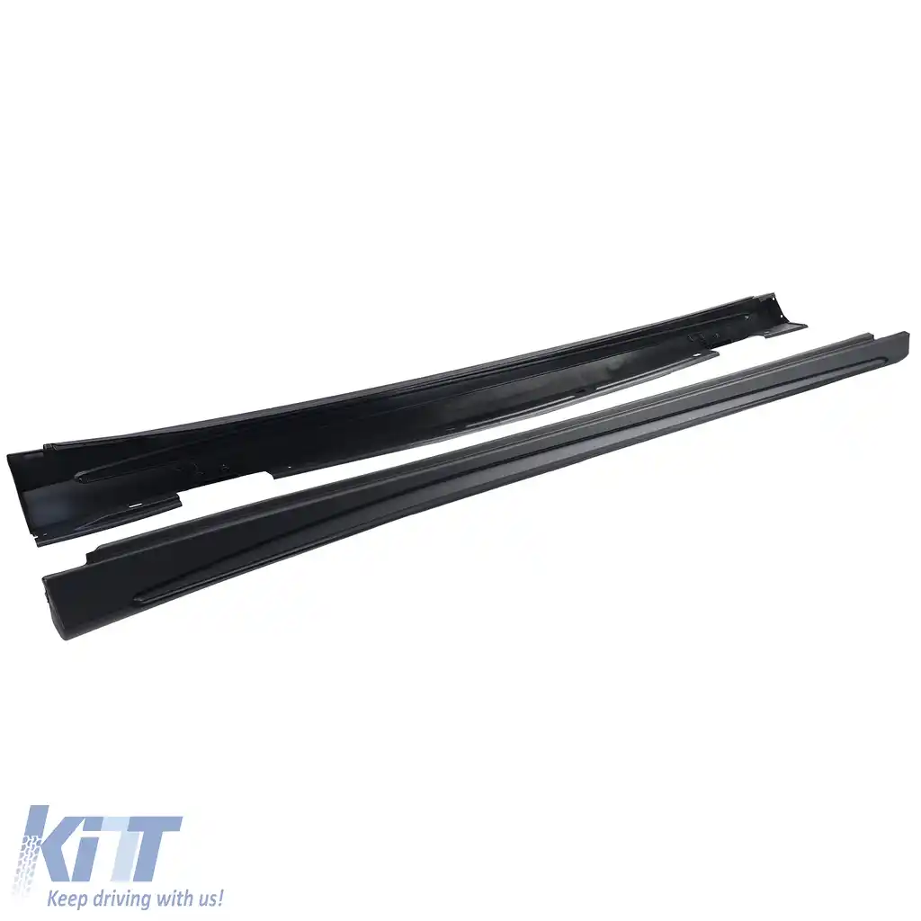 Kit caroserie sport, bara fata, bara spate, grila, fuste laterale, potrivit pentru Mercedes A W176 12-15-image-6207481