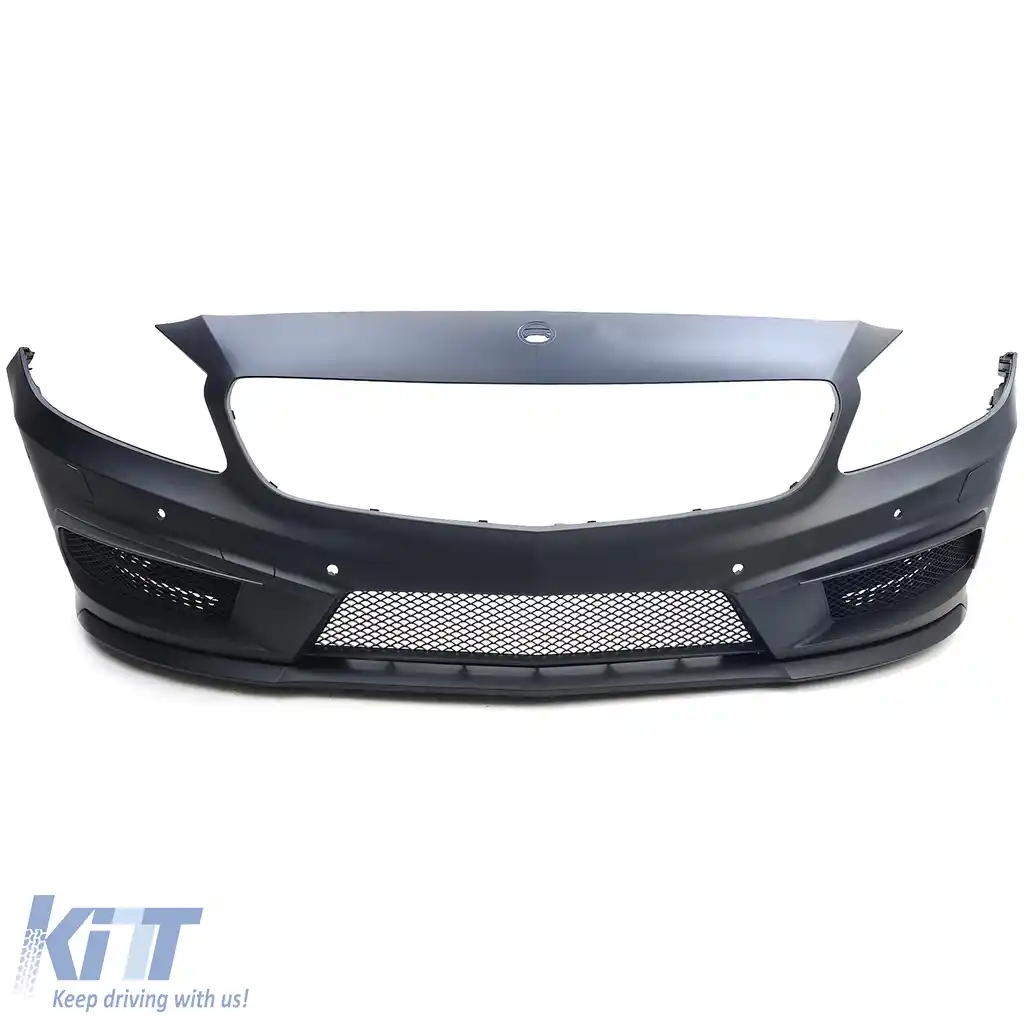 Kit caroserie sport, bara fata, bara spate, grila, fuste laterale, potrivit pentru Mercedes A W176 12-15-image-6207482